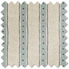 Emily Bond Block Printed Stripe, Blue & Green - Roller Blind